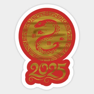 Chinese Year of the Snake 2025 Sticker
